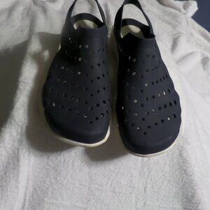 Crocs Men’s Swiftwater Deck Clog Mule Blue Slip On Sandals -Size 8 (M)